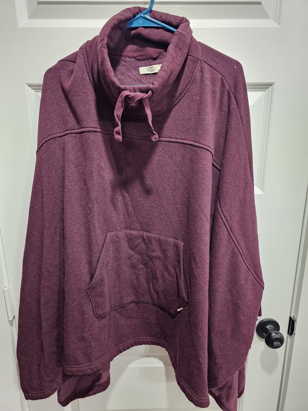 UGG Plush Funnel Neck Pullover - Plum